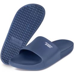Klapki basenowe Aqua Speed Ohio. Czarne klapki Aqua-Speed, bez wzorów, sportowe, bez obcasa, bez zapięcia. Za 59.99 zł.