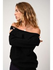 AUTHENTIC CASHMERE Kaszmirowy sweter "Faraut" w kolorze czarnym rozmiar: L. Czarne swetry AUTHENTIC CASHMERE, l, bez wzorów, z kaszmiru, bez ramiączek. Za 347.99 zł.