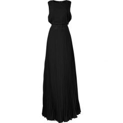 Sukienka plisowana bonprix czarny. Sukienki marki bonprix. Za 179.99 zł.