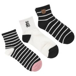 Damskie Wzorzyste Skarpetki Armodo 3 Pary. Białe skarpetki Armodo, bez wzorów. Za 27.99 zł.