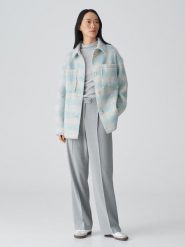 OPUS Kurtka koszulowa w kolorze błękitno-białym rozmiar: S. Niebieskie kurtki Opus, s, bez wzorów, bez kaptura. Za 276.05 zł.