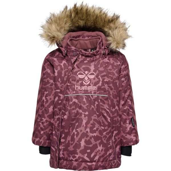Parka z kapturem dla niemowląt Hummel hmlJessie. Brązowe płaszcze Hummel, na zimę, bez wzorów, casualowe, z kapturem. W wyprzedaży za 344.00 zł.
