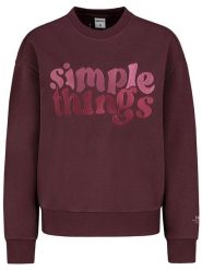 Sublevel Bluza "Elsa" w kolorze bordowym rozmiar: S. Czerwone bluzy bez kaptura Sublevel, s, bez wzorów, bez kaptura. Za 124.95 zł.