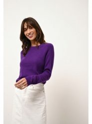 Just Cashmere Kaszmirowy sweter "Rebecca" w kolorze fioletowym rozmiar: XXL. Różowe swetry Just Cashmere, xxl, bez wzorów, z kaszmiru, bez ramiączek. Za 415.31 zł.