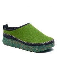 Comfortfusse Kapcie w kolorze zielonym rozmiar: 40. Zielone kapcie Comfortfüße, bez wzorów, z materiału. Za 286.95 zł.