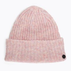 Czapka zimowa damska ROXY Nevea Beanie. Czerwone czapki zimowe Roxy, bez wzorów, z materiału, eleganckie. Za 159.99 zł.