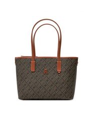 Tommy Hilfiger Torebka Th Monoplay Leather Mini Tote AW0AW17415 Czarny. Czarne torebki klasyczne Tommy Hilfiger, bez wzorów, ze skóry, bez dodatków. Za 479.99 zł.