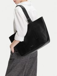 Lasocki Torebka Lasocki-CEO-LSK-L-012-08 Czarny. Czarne shopper bag Lasocki, bez wzorów, ze skóry, bez dodatków. Za 199.99 zł.