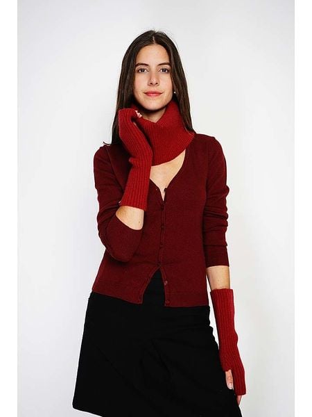 William de Faye Mitenki w kolorze czerwonym rozmiar: onesize. Czerwone rękawiczki William de Faye, bez wzorów, z kaszmiru. Za 56.99 zł.