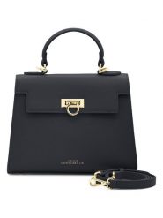 ATELIERS SAINT GERMAIN Skórzana torebka w kolorze czarnym - 26 x 20 x 11 cm rozmiar: onesize. Czarne torebki klasyczne ATELIERS SAINT GERMAIN, bez wzorów, z materiału, na ramię, bez dodatków. Za 500.99 zł.