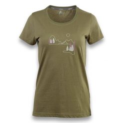 T-Shirt Ande Rosa Dama Damskie. Zielone t-shirty sportowe Ande, s, bez wzorów, z bawełny, bez ramiączek, trekkingowe. Za 132.99 zł.