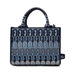 Torebka Furla. Niebieskie torebki klasyczne Furla, bez wzorów, klasyczne, bez dodatków. Za 1,419.00 zł.