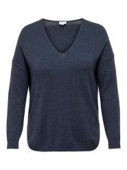ONLY Sweter w kolorze granatowym rozmiar: M-46/48. Niebieskie swetry ONLY, m, bez wzorów, bez ramiączek. Za 101.23 zł.