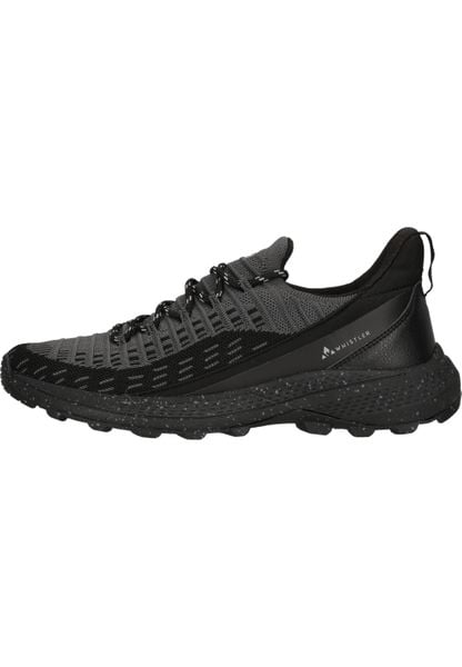 Buty trekkingowe Whistler Geretto. Szare buty trekkingowe WHISTLER, bez wzorów, z materiału, bez zapięcia, trekkingowe. Za 332.00 zł.