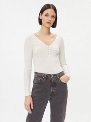 Lee Bluzka 112341571 Beżowy Slim Fit. Brązowe bluzki Lee, xs, bez wzorów, z wiskozy, bez kołnierzyka, bez ramiączek. Za 89.99 zł.