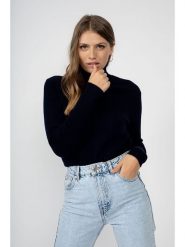 AUTHENTIC CASHMERE Kaszmirowy golf "Suzie" w kolorze granatowym rozmiar: S. Niebieskie swetry AUTHENTIC CASHMERE, s, bez wzorów, z kaszmiru, bez ramiączek. Za 478.99 zł.