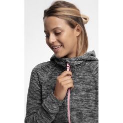 Polar damski PLD302 - ciemny szary melanż. Bluzy z polaru 4f. W wyprzedaży za 99.99 zł.