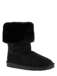 ISLAND BOOT Botki zimowe "Canfield" w kolorze czarnym rozmiar: 39. Czarne botki Island Boot, bez wzorów, z materiału, bez obcasa, bez zapięcia. Za 206.91 zł.