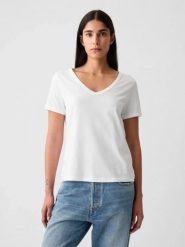 T-SHIRT DAMSKI KOSZULKA 1 BAWEŁNA GAP VINTAGE BIAŁY. Białe t-shirty sportowe GAP, uniwersalny, bez wzorów, z bawełny, bez ramiączek, na fitness i siłownię. Za 144.60 zł.