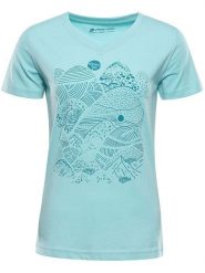 Alpine Pro Koszulka funkcyjna "Grema 2" w kolorze błękitnym rozmiar: M. Niebieskie t-shirty sportowe Alpine Pro, m, bez wzorów, bez ramiączek, outdoorowe. Za 110.29 zł.