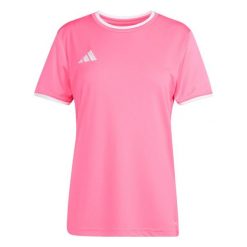 Koszulka damska adidas Entrada Jersey. Białe t-shirty sportowe adidas, s, bez wzorów, z jersey, bez ramiączek, na fitness i siłownię, climacool (adidas). Za 60.99 zł.
