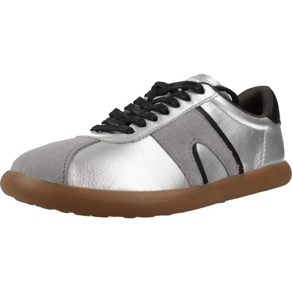Buty CAMPER PELOTAS SOLLER Srebrny. Szare buty trekkingowe Camper, bez wzorów, ze skóry, bez zapięcia, trekkingowe. Za 553.50 zł.