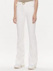 Pinko Jeansy Flora 100166 A1JM Biały Regular Fit. Białe jeansy Pinko, bez wzorów, z bawełny. Za 669.99 zł.
