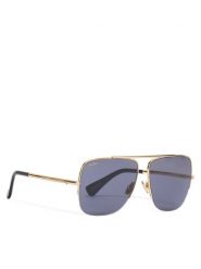 Max Mara Okulary przeciwsłoneczne MM0121 30A Złoty. Żółte okulary przeciwsłoneczne Max Mara, bez wzorów, z tworzywa sztucznego, metalowe. Za 869.99 zł.