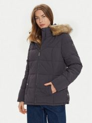 Fransa Kurtka puchowa Marna 20613795 Czarny Regular Fit. Czarne kurtki Fransa, xs, bez wzorów, z puchu, bez kaptura. Za 259.99 zł.