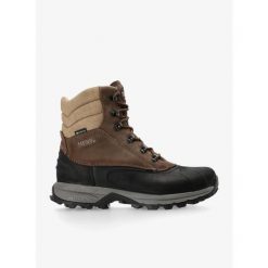 Buty zimowe damskie Meindl Lillehammer GTX. Brązowe buty trekkingowe MEINDL, na zimę, bez zapięcia. Za 1,101.99 zł.