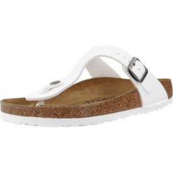 Japonki damskie Birkenstock 745531. Białe japonki Birkenstock, bez wzorów, z materiału, sportowe. Za 384.00 zł.