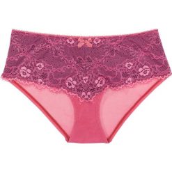 Figi "panty" bonprix matowy różowy - lila. Bokserki damskie marki bonprix. Za 27.99 zł.