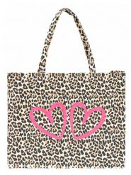 Zwillingsherz Shopper bag w kolorze beżowym rozmiar: onesize. Brązowe shopper bag Zwillingsherz, bez wzorów, z materiału, na ramię, z nadrukiem, bez dodatków. Za 76.39 zł.