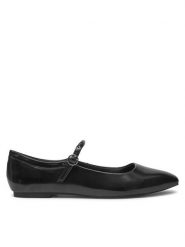 United Colors Of Benetton Baleriny 8QEWDD03B Czarny. Czarne baleriny United Colors Of Benetton, bez wzorów, ze skóry, bez obcasa, bez zapięcia. Za 239.99 zł.