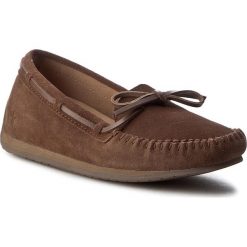 Mokasyny EMU AUSTRALIA - Honeysuckle W11495 Pecan. Brązowe mokasyny Emu Australia, z materiału. W wyprzedaży za 259.00 zł.