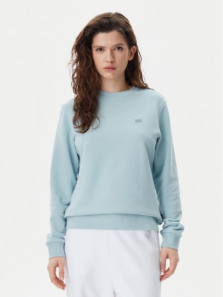 Napapijri Bluza B-Nina NP0A4H85 Błękitny Regular Fit. Niebieskie bluzy Napapijri, m, bez wzorów, z bawełny, bez kaptura. Za 199.99 zł.