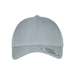 Czapka Flexfit curved classic. Szare czapki z daszkiem FLEXFIT, bez wzorów, z bawełny, klasyczne. Za 67.40 zł.