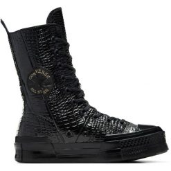 Buty sportowe Converse Chuck 70 Plus Xhi. Czarne buty sportowe lifestyle Converse, bez wzorów, ze skóry, casualowe, bez zapięcia. Za 790.00 zł.