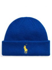 Polo Ralph Lauren Czapka 455931421002 Niebieski. Niebieskie czapki zimowe Polo Ralph Lauren, bez wzorów, z wełny. Za 469.99 zł.