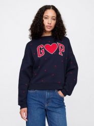 GAP Bluza w kolorze granatowym rozmiar: S. Niebieskie bluzy GAP, s, bez wzorów, bez kaptura. Za 110.29 zł.