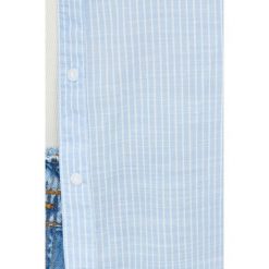 JDY koszula bawełniana damska relaxed ze stójką. Niebieskie koszule JDY, bez wzorów, z bawełny, bez kołnierzyka, bez ramiączek. Za 129.99 zł.