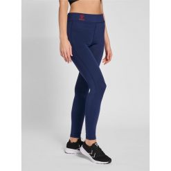 Damskie pełne legginsy Hummel q4 Hw. Niebieskie legginsy Hummel, bez wzorów, z dżerseju, eleganckie. Za 190.00 zł.