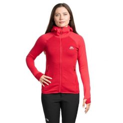 Bluza trekkingowa damska Eclipse Hooded Women. Czerwone bluzy MOUNTAIN EQUIPMENT, m, bez wzorów, z polaru, bez ramiączek, z kapturem. Za 531.99 zł.
