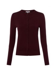 Marie Lund Kardigan Kobiety wiskoza czerwony, M. Czerwone swetry Marie Lund, m, bez wzorów, z wiskozy, eleganckie, bez ramiączek. Za 199.95 zł.