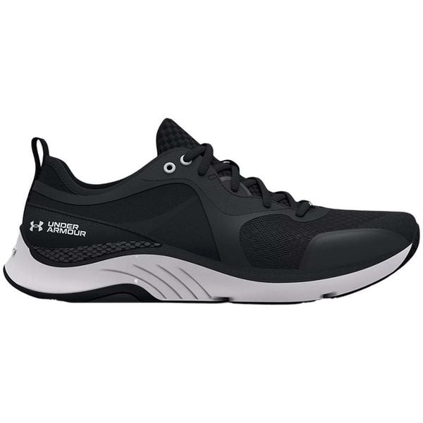 Buty treningowe damskie Under Armour W HOVR Omnia. Czarne buty treningowe Under Armour, bez wzorów, bez zapięcia, na fitness i siłownię. Za 279.99 zł.