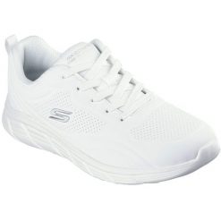 Buty sportowe damskie Skechers Bobs B Flex Lo Cool Ease. Białe buty sportowe lifestyle Skechers, bez wzorów, ze skóry ekologicznej, sportowe, bez zapięcia. Za 290.00 zł.
