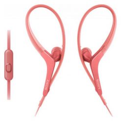 Sony Słuchawki Mdr-as410ap, Różowy. Czerwone słuchawki do biegania Sony. W wyprzedaży za 100.00 zł.