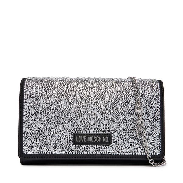 Torebka LOVE MOSCHINO. Czarne kopertówki Love Moschino, bez wzorów, wizytowe, bez dodatków. Za 669.00 zł.