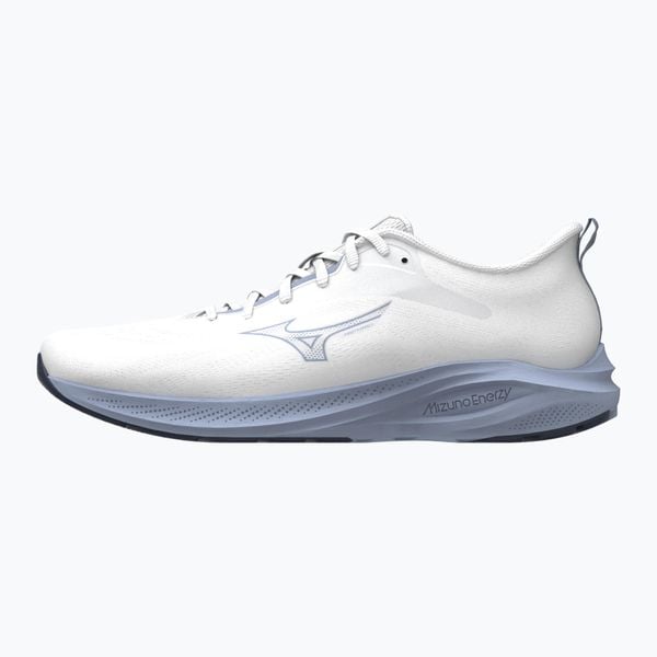 Buty do biegania damskie Mizuno Enerzy Runnerz 2. Białe buty do biegania Mizuno, bez wzorów, z gumy, bez zapięcia, do biegania. Za 269.99 zł.