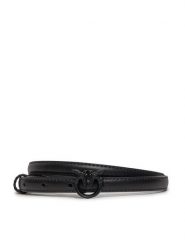 Pinko Pasek Damski Love Berry H1 Belt. PE 24 PLT01 102148 A1K2 Czarny. Czarne paski Pinko, bez wzorów, ze skóry. Za 219.99 zł.